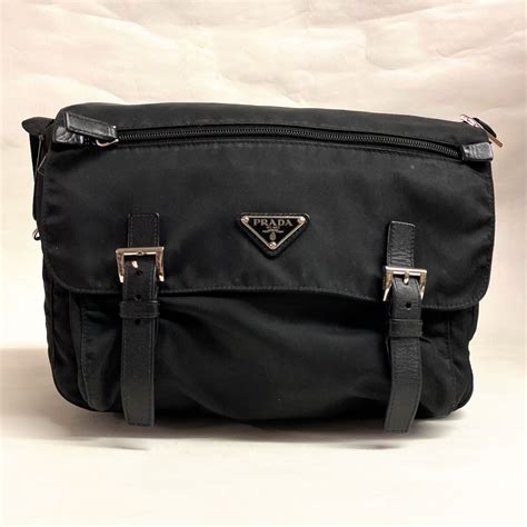 prada small nylon messenger bag|prada nylon messenger bag vintage.